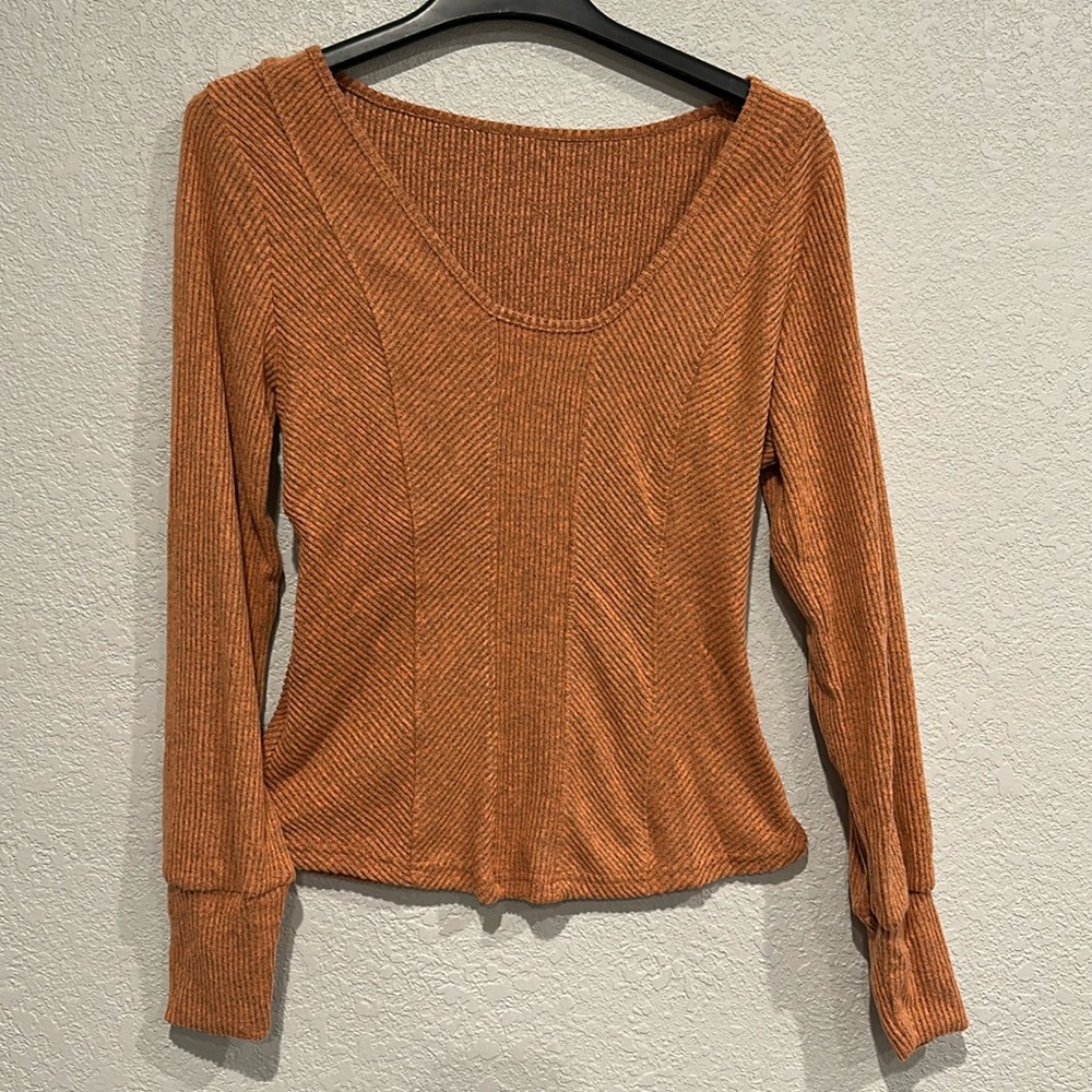Marlowe Textured Long Sleeve Top